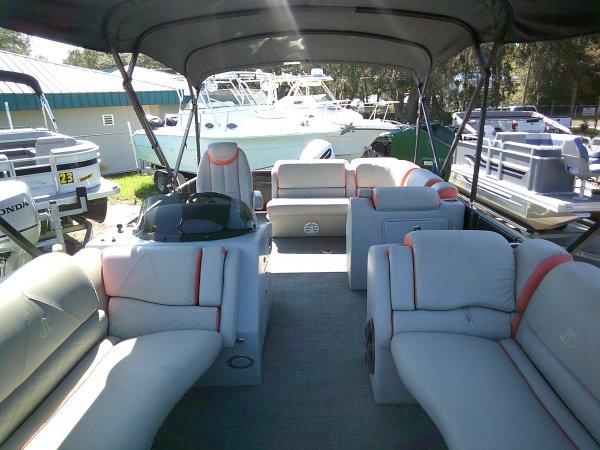 Pre-Owned 2017  powered Misty Harbor Boat for sale 2017 Misty Harbor S-2385SG Tritoon for sale in INVERNESS, FL
