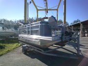Used 2025 A M F Power Boat for sale 2022 A M F 14' Laker Pontoon for sale in INVERNESS, FL