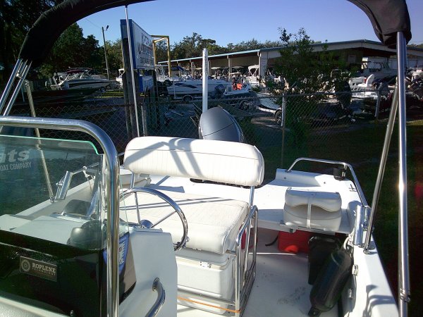 Pre-Owned 2012  powered Power Boat for sale 2012 Triumph 17' Skiff for sale in INVERNESS, FL